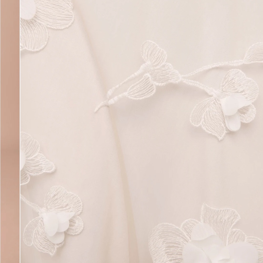 Reformation Cream Floral Maxi Skirt - Picture 4 of 4